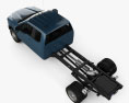 Ford F-550 Super Duty Super Cab Chassis Lariat 2022 Modelo 3D vista superior
