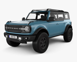 Ford Bronco Badlands Preproduction чотиридверний 2022 3D модель