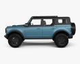 Ford Bronco Badlands Preproduction 4-door 2022 3d model side view