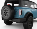 Ford Bronco Badlands Preproduction 4-door 2022 3d model