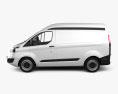 Ford Transit Custom Panel Van L1H2 with HQ interior 2015 3d model side view