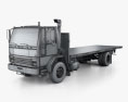 Ford CF8000 Flatbed Truck 1997 3d model wire render
