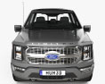 Ford F-150 Super Crew Cab 5.5ft bed Limited 2022 3d model front view