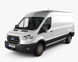 Ford Transit Furgoneta L3H2 Trendline 2018 Modelo 3D