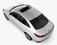 Ford Escort Titanium 2022 3D модель top view