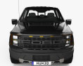 Ford F-150 Super Crew Cab 5.5 ft Bed Raptor Performance Package 2022 3d model front view