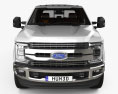 Ford F-350 Super Duty Super Crew Cab King Ranch with HQ interior 2018 3d model front view