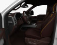 Ford F-350 Super Duty Super Crew Cab King Ranch con interior 2015 Modelo 3D seats