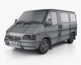 Ford Transit Panel Van L1H1 1997 3d model wire render