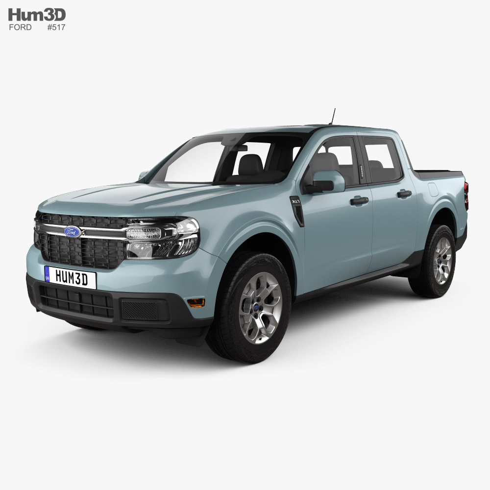 Ford Maverick hybrid XLT 2022 3D model