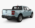 Ford Maverick hybrid XLT 2022 3d model back view