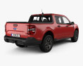 Ford Maverick Lariat 2022 3d model back view