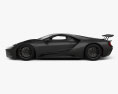 Ford GT Liquid Carbon 2020 3D模型 侧视图