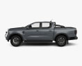 Ford Ranger Double Cab Sport 2022 3d model side view