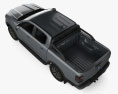 Ford Ranger Double Cab Sport 2022 3d model top view