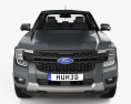 Ford Ranger Double Cab Sport 2022 3d model front view
