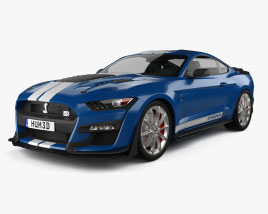 Ford Mustang Shelby GT500 KR coupé 2020 3D-Modell