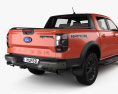 Ford Ranger Double Cab Raptor 2022 3d model