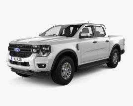 Ford Ranger Double Cab XLS 2022 3D model