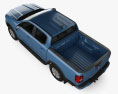 Ford Ranger Cabina Doppia XLT 2022 Modello 3D vista dall'alto