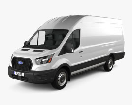 Ford Transit Cargo Van L4H3 US-spec 2021 3D 모델 