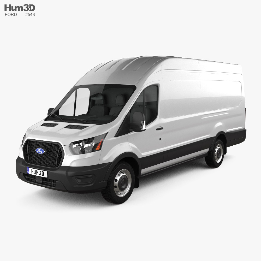 Ford Transit Cargo Van L4H3 US-spec 2021 3D 모델 
