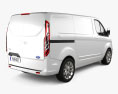 Ford Transit Custom PanelVan L1H1 with HQ interior 2012 3d model back view