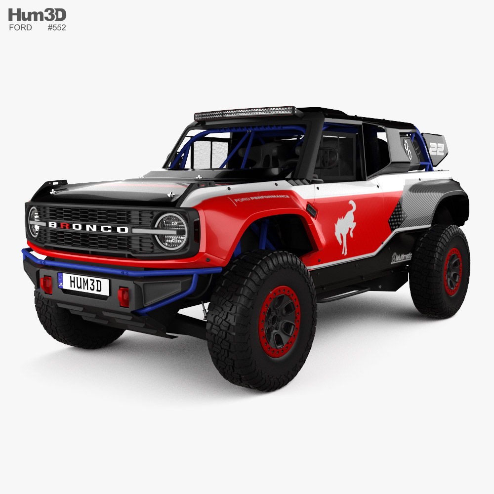 Ford Bronco Desert Racer 2022 3D model