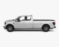Ford F-150 Super Cab 8 ft Bed Lariat 2022 3D-Modell Seitenansicht