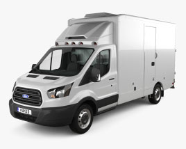Ford Transit 箱式卡车 2021 3D模型