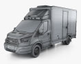 Ford Transit Camion Caisse 2021 Modèle 3d wire render