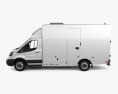 Ford Transit Camion Caisse 2021 Modèle 3d vue de côté