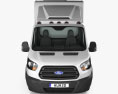 Ford Transit Camion Caisse 2021 Modèle 3d vue frontale