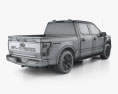 Ford F-150 Lightning Super Crew Cab 5.5 ft Bed XLT 2022 3d model