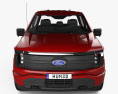 Ford F-150 Lightning Super Crew Cab 5.5 ft Bed XLT 2022 3d model front view