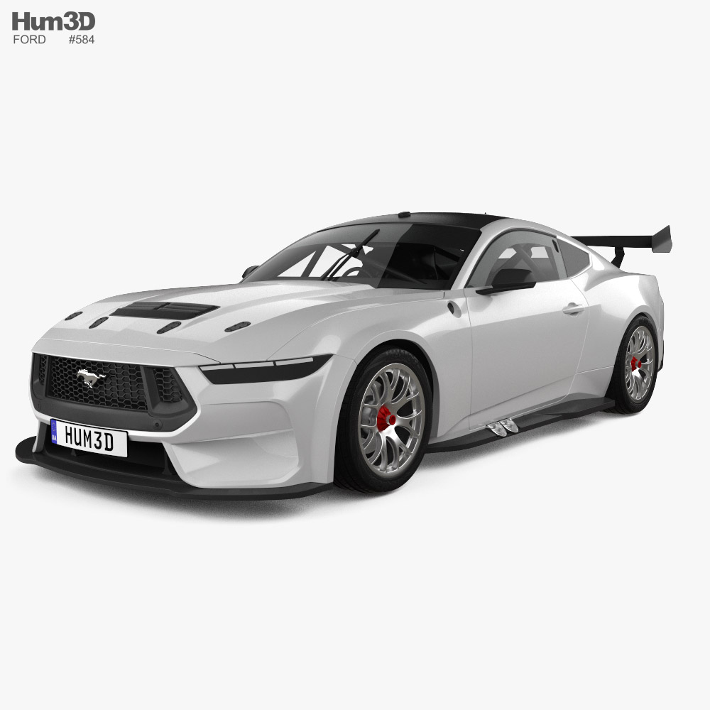 Ford Mustang Supercars 2024 Modelo 3D