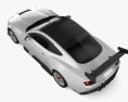 Ford Mustang Supercars 2024 3D-Modell Draufsicht