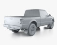 Ford Ranger Extended Cab 1994 3D-Modell