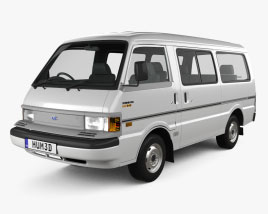 Ford Econovan Passenger Van 1983 3D-Modell