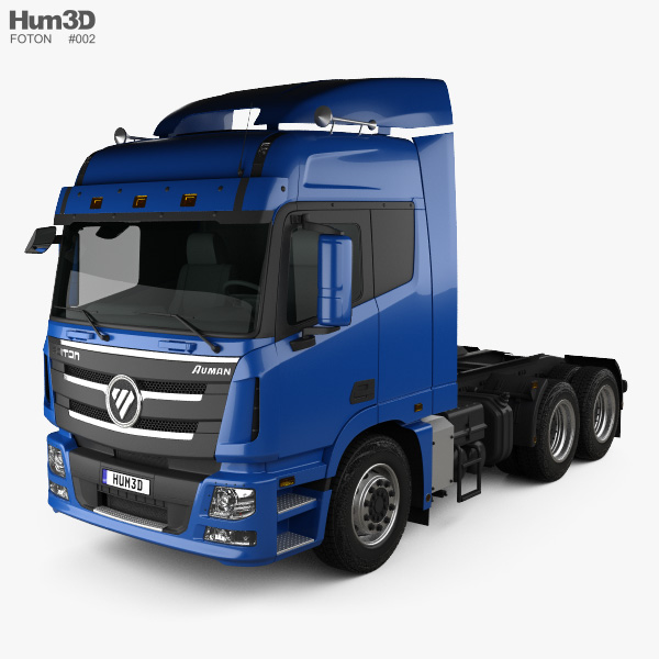 Foton Auman TL 트랙터 트럭 2014 3D 모델 
