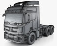 Foton Auman TL Tractor Truck 2014 3d model wire render