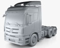 Foton Auman TL Tractor Truck 2014 3d model clay render