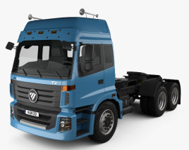 Foton Auman TX Сідловий тягач 2014 3D модель