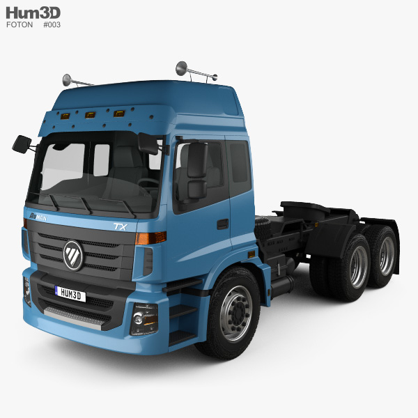 Foton Auman TX Tractor Truck 2014 3D model