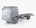 Foton Auman TX (1621) Вантажівка шасі 2-вісний 2012 3D модель clay render