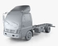 Foton Aumark C (1015) Chassis Truck 2-axle 2010 3d model clay render