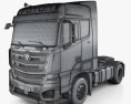 Foton Auman H5 Tractor Truck 2021 3d model wire render