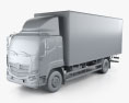 Foton Aumark S Box Truck 2020 3d model clay render