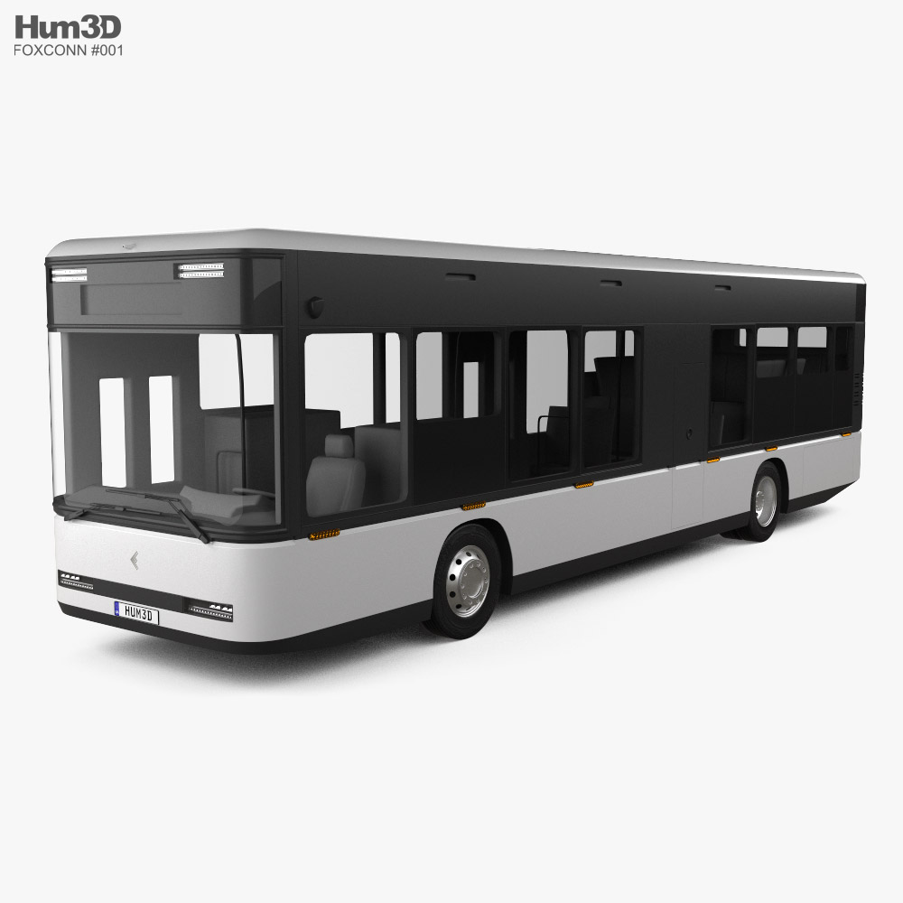 Foxconn Model T バス 2022 3Dモデル