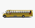 Thomas Saf-T-Liner C2 Autobús Escolar 2012 Modelo 3D vista lateral